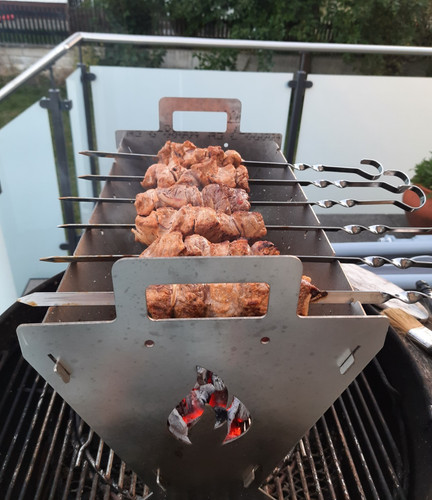 Schaschlik grill edelstahl 2mm - schaschlik,