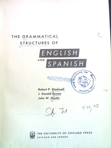 The grammatical structures - the, of