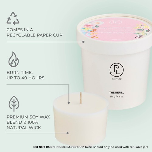 Partylite docht - partylite, 1-docht