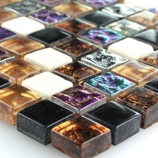 Glas Marmor Mosaik Fliesen