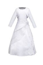 M191 NEU Kommunionkleid + Bolero + Reifrock Kommunionskleid 128 158