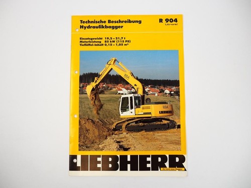 Prospekt liebherr r904 - prospekt,