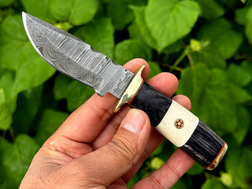 Damaszener neck knife messer - neck,
