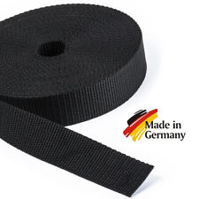 PP-Gurtband, Taschenband, Taschengurt - schwarz - 1,6mm stark, 30mm breit