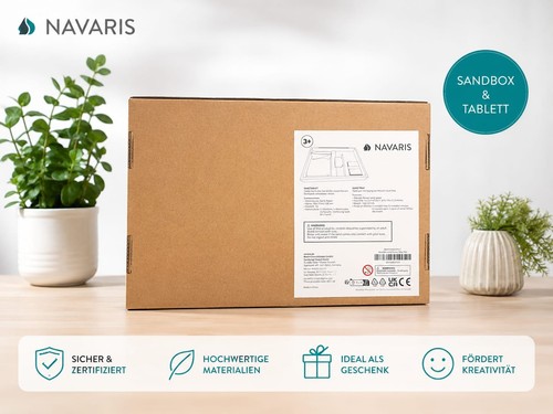 Navaris montessori sandtablett - montessori,