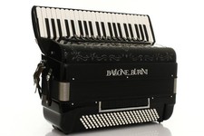 Accordion Ballone Burini 142 Bass LMMH Double Cassotto Convertor + Case