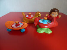 Vtech / Kleine Entdeckerbande / Max mit Skateboard , Schaukelpferd, Hüpfflugzeug