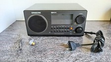 Sangean WR2 FM-RDS/AM Weckradio, Stereo Earphones, ohne Fernbedienung