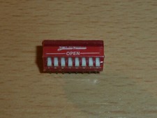 DIP-Switch (Kodierschalter, DIP-Schalter), 8-polig, Typ: GRAYHILL 76PBS08-S