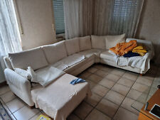 1 Eck-Couch weiss, guter zustand