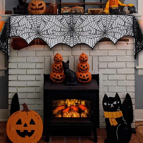 Halloween kaminsims dekoration - halloween,