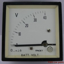 Einbau Voltmeter analog 0-40V FAGET BATT.VOLT