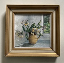 Vintage Ölgemälde Stillleben
