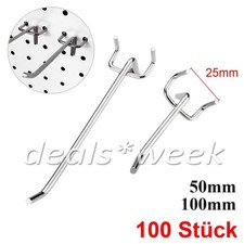 100er Set Lochwandhaken 25mm