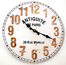 Dekorative Wanduhr im Landhausstil, leise tickend,  NEU - Geschenkidee