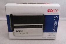 P068 - Colop - Printer 15 - Schwarz/Weiß No Refund Exchange Only Rot - GEBRAUCH 