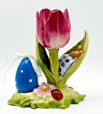 Selten Villeroy & Boch Ostern Spring Bunny Hase Tulpe Hasenbaby schläft Osterei