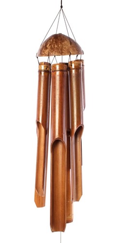 Windspiel bambus und - und, kokosnuss