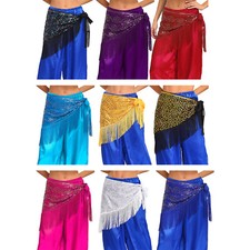 Damen Schal Zigeuner Rock Performance Röcke Klasse Schals Bauch Pettiskirt Tanz