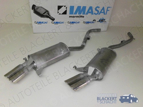 Imasaf auspuff endtopfset - imasaf,
