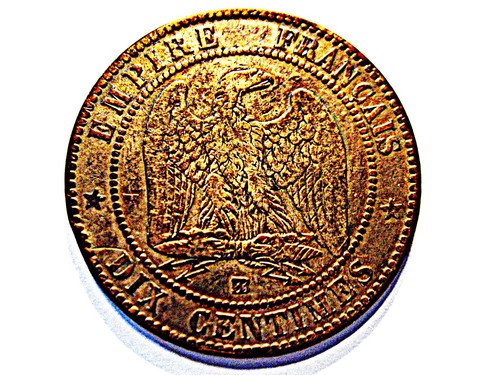 Frankreich dix centimes 1855 - ,