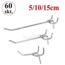 60 Stk. Lochwandhaken Metall