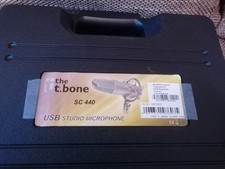 Komplettes USB Mikrofon-Set: t.bone SC 440 + Stativ + Popfilter + Zubehör