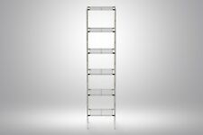 Regal Metall 25 cm tief 208 cm hoch mit 6 Gitterböden BIII verschiedene Breiten