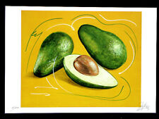 Original Kunst Grafik Bild"ESSEN & TRINKEN" Graphic,Grafica,Gráfico,handsigniert