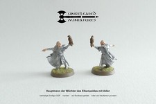 Hauptmann mit Adler - Zinn OOP - Unreleased Miniatures - Waldelben - teilbemalt