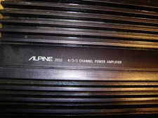 Alpine AUTORADIO VERSTÄRKER 4 x 35 Watt ALPINE 3550 4/3/2 Channel Amplifier