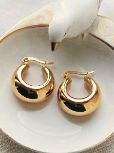 Tropfen hoops ohrringe - tropfen,