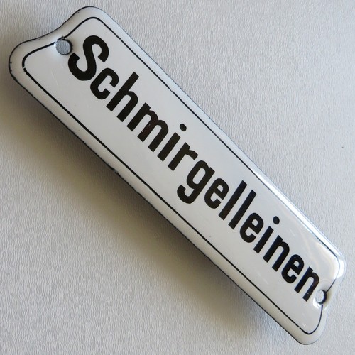 Schmirgelleinen antikes - schmirgelleinen,