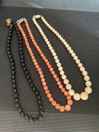 Korallen halskette set