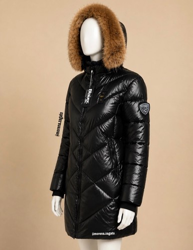 Damen longjacke blauer schwarz - longjacke,