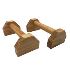 Paar Mini Holz Gymnastik/Crossfit Handstand Parallettes/Bodenstangen 30*14*10