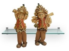 Wichtel als Set 2 Kantenhocker