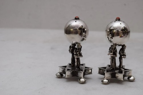 Set silber schatulle alte salz - set,