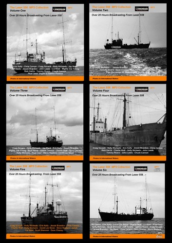 Piraten radio laser 558 bände - laser,