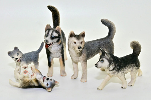 Schleich husky welpen - schleich, husky,