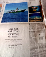 FLORIAN HUBER UNTERWASSER-ARCHÄOLOGE; "WRACK IMMER WIE TATORT" INTERV.  v.'25 (: