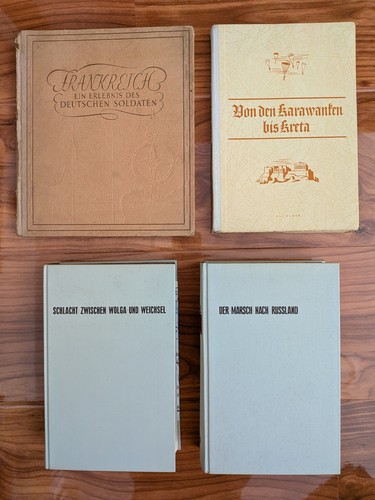 Wehrmacht 4 bücher - -,