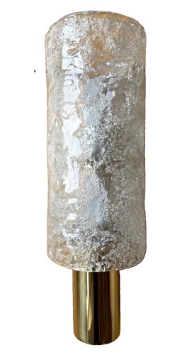 Vintage eisglas wandleuchte - vintage,