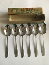 6x Esslöffel ALPACCA CHROM