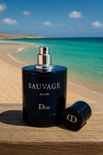 Dior Sauvage Elixir 60ml Original leere ParfumflascheLuxusGlasflakonSammlerstück