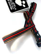 HURTTA Hundegeschirr Norweger Geschirr Pro gepolstert braun rot 35cm HU9101