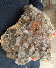 Toller Baryt Grube Clara grau und gelb große Stufe XXL