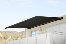 B-Ware Kassettenmarkise MCW-H27, 6x3m, Polyester anthrazit, Rahmen anthrazit