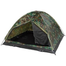 Monodom Zelt US Woodland Camouflage Army Outdoor Camping Tent Gr. 210x210x130 cm