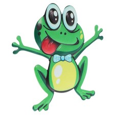  Metall-Wand-Frosch-Skulptur